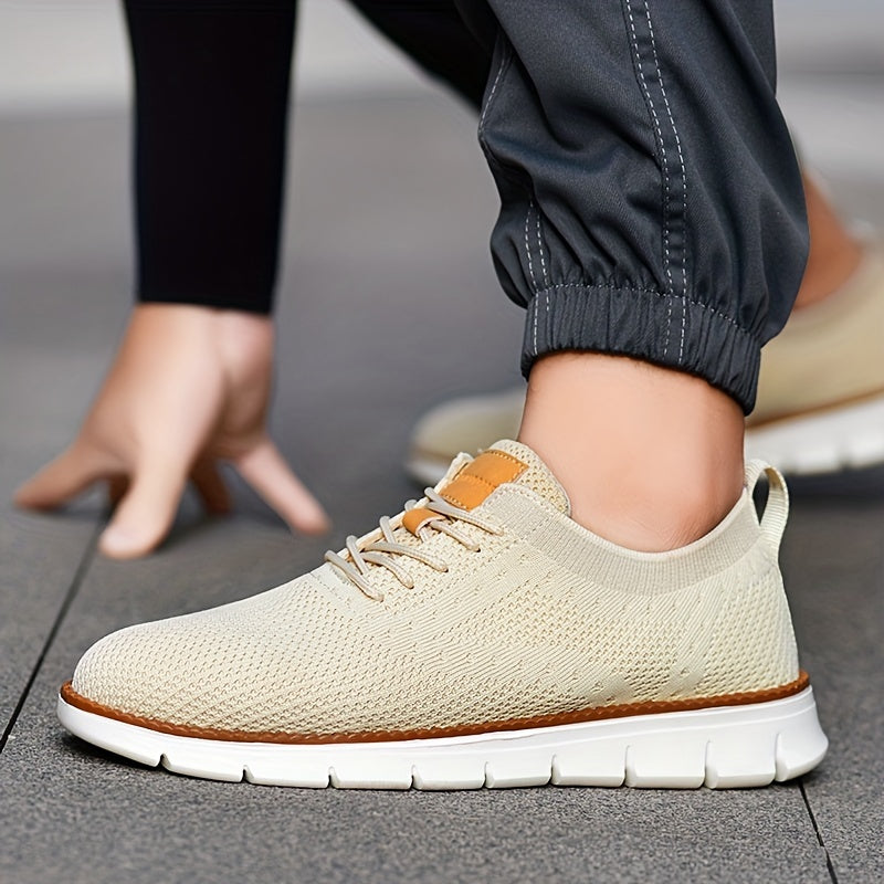 URBAN-FLX° MEN'S Premium ⚡ Knit Sneakers - Camel Color