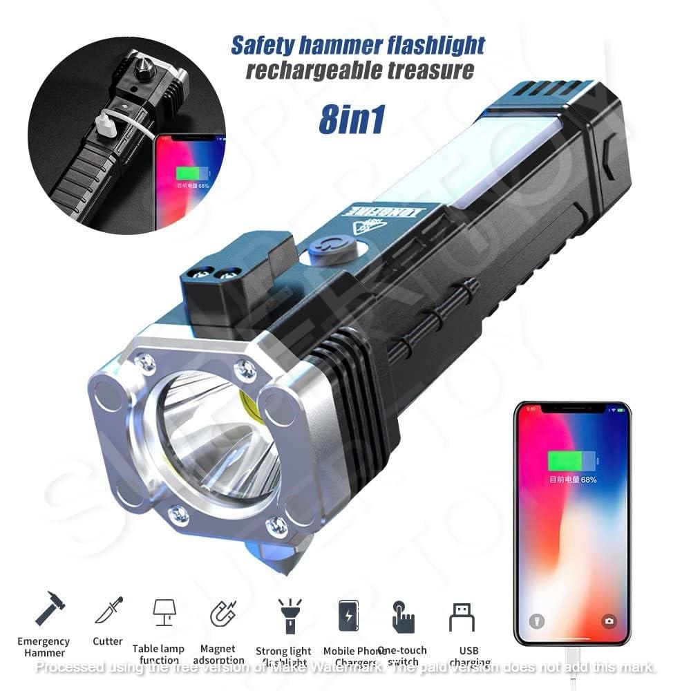 Powerful 4 in 1 LED-Travel Light & Emergency Tool