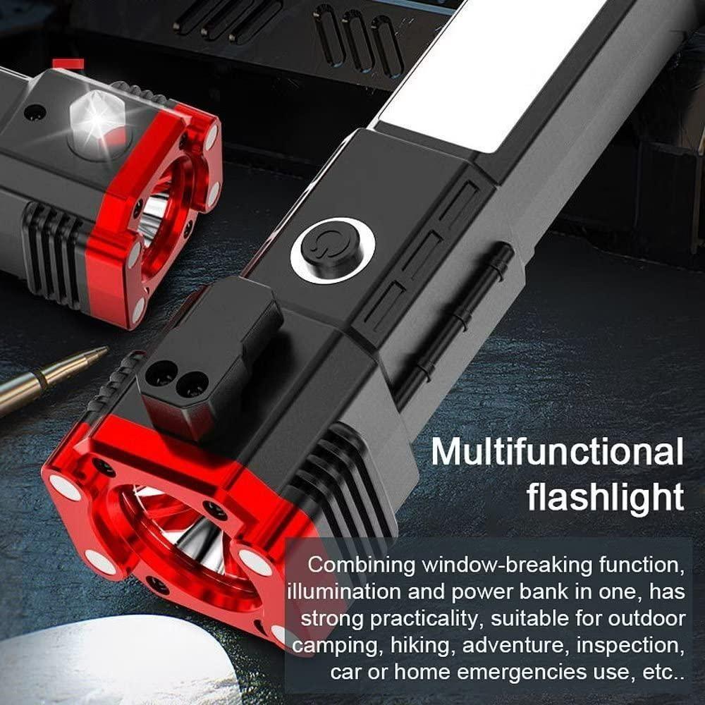Powerful 4 in 1 LED-Travel Light & Emergency Tool