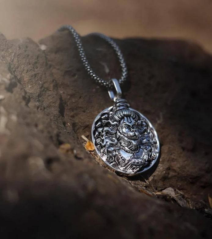 🙏 Hanuman Ji-3D AsthDhatu Pendent & FREE Chain
