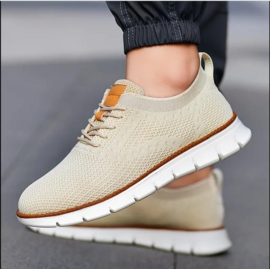 URBAN-FLX° MEN'S Premium ⚡ Knit Sneakers - Camel Color
