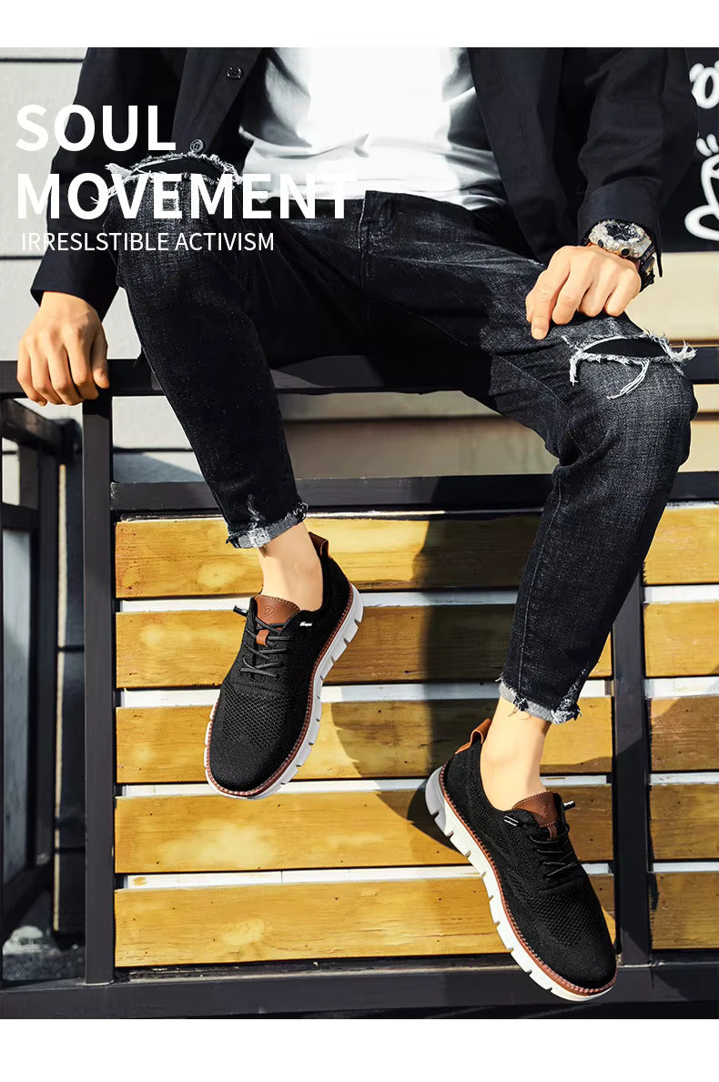 URBAN-FLX° MEN'S Premium ⚡ Knit Sneakers - Camel Color
