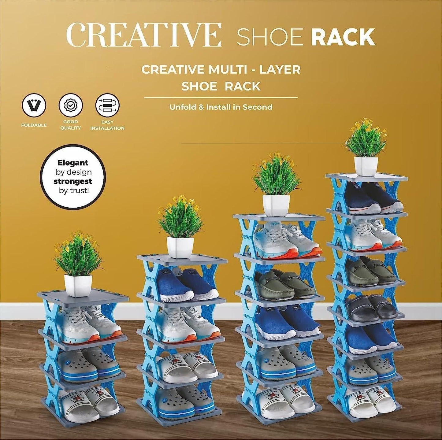 EZY-HOM™ Multi Layer Multipurpose Portable Rack