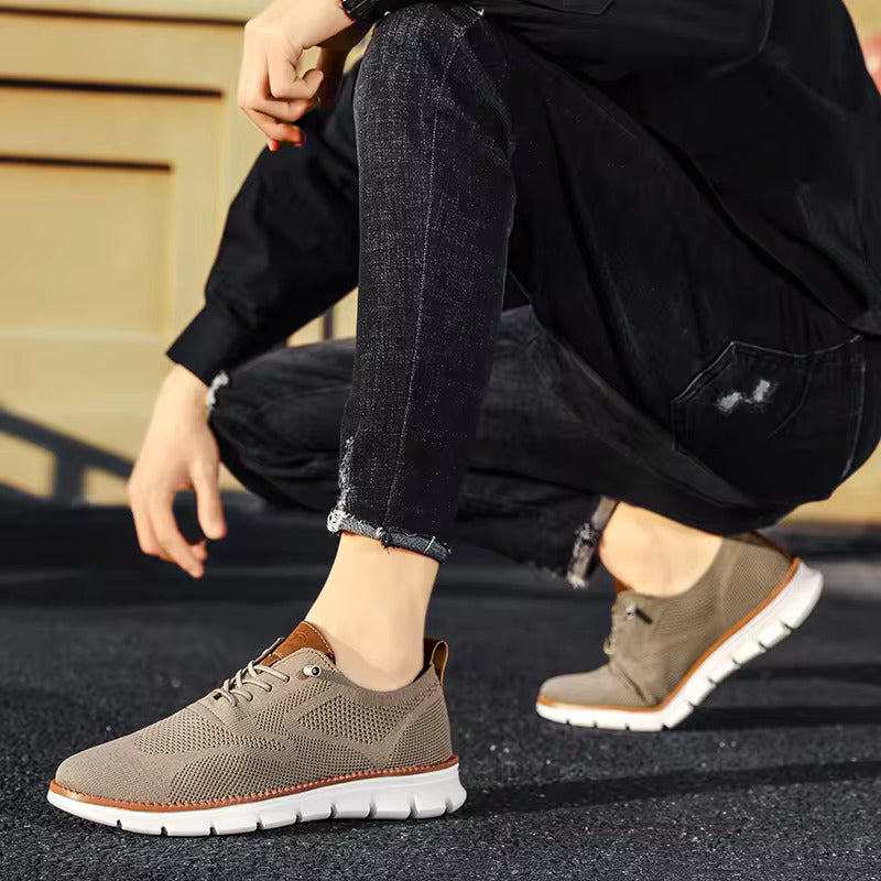 URBAN-FLX° MEN'S Premium ⚡ Knit Sneakers - Camel Color