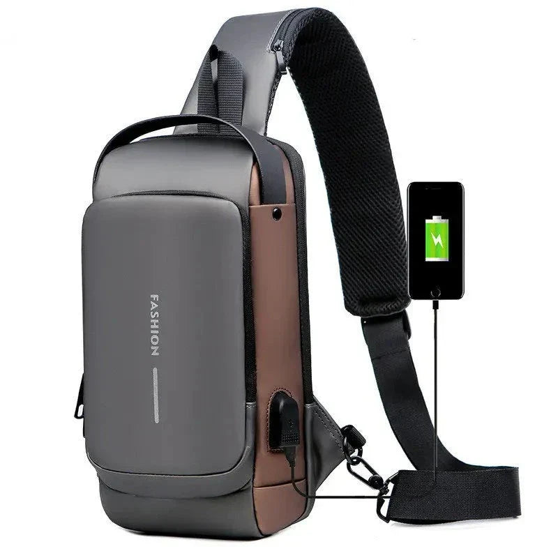 Jack™ Pro Anti Theft Waterproof Chest Bag (with USB Charging & Passcode Lock)