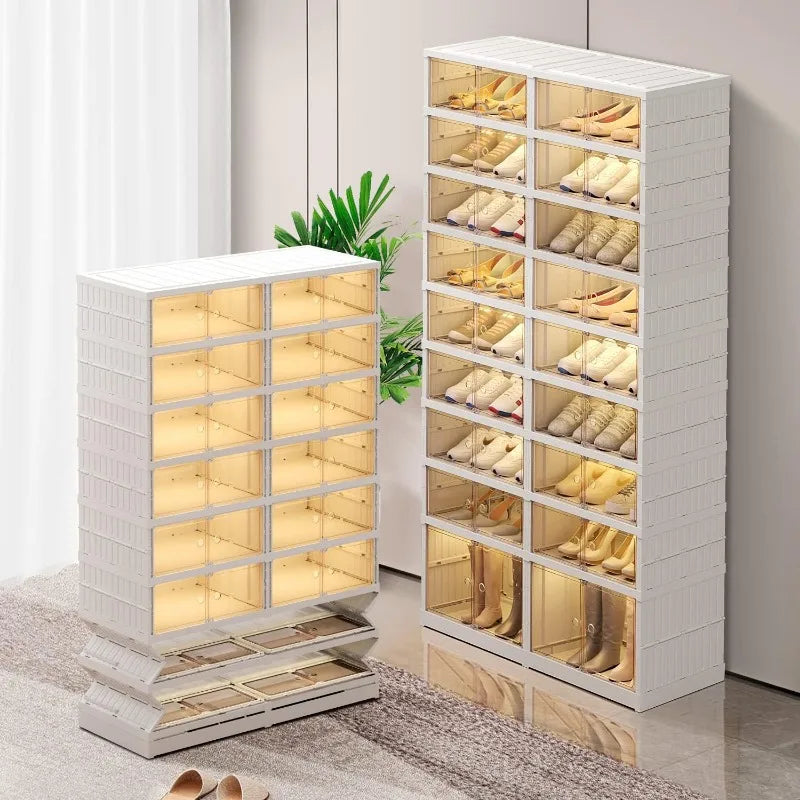 ELY-DECOR™  4 Layer Foldable Shoe Rack-Organizer Container