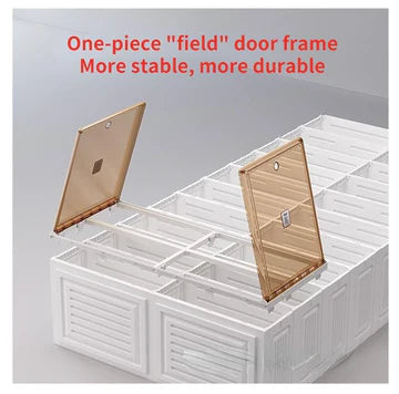 ELY-DECOR™  4 Layer Foldable Shoe Rack-Organizer Container