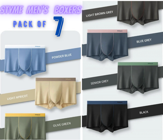 STYME™ MEN'S ICE Silk Boxers(COMBO-PACK)