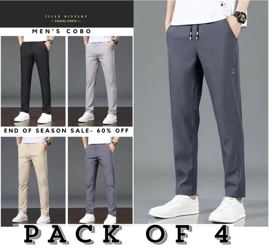 KINGMEN° FITPRO® MEN'S Premium Track Pants ( Combo Pack )